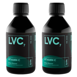 LVC7 Liposomal Vitamin C (Lemon Flavour) Ethanol-free, 250ml – Lipolife (DOUBLE PACK)