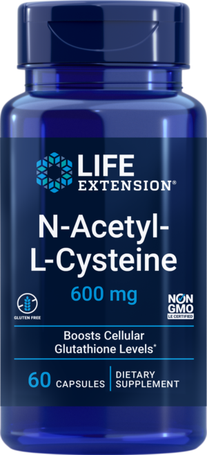 N-Acetyl-L-Cysteine (NAC), 60 Veggie Caps - Life Extension