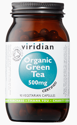 Organic Green Tea 500mg (90 capsules) - Viridian