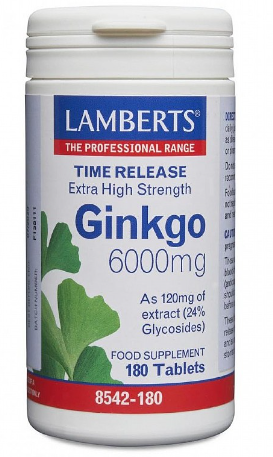 Ginkgo 6000mg (180 tablets) - Lamberts