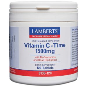 Time Release Vitamin C 1500mg, 120 Tablets - Lamberts