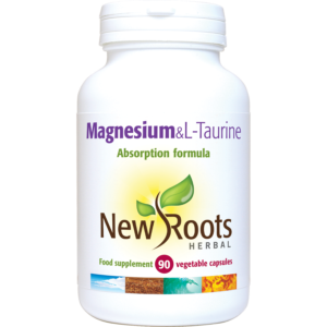 Magnesium & L-Taurine (90 Capsules) - New Roots Herbals