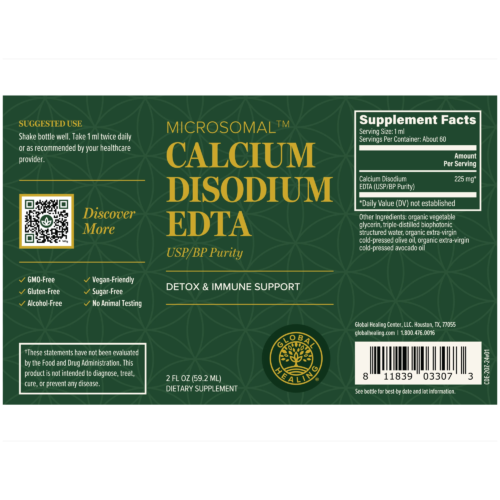 Calcium Disodium EDTA (2oz) - Global Healing