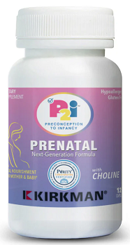 P2i Prenatal Multivitamin & Multimineral (120 capsules) - Kirkman Labs