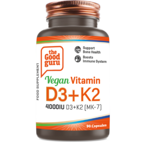 Vegan Vitamin D3+K2 (90 capsules) - The Good Guru