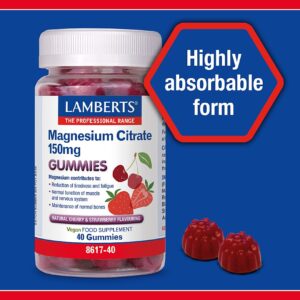 Magnesium Citrate (40 Gummies) - Lamberts