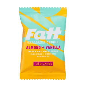 Almond + Vanilla Keto Cookie (30g) - Fatt