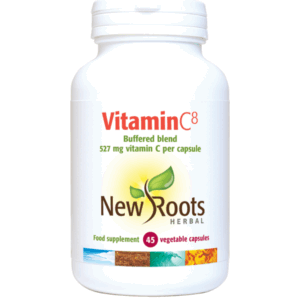 Vitamin C8 - 527mg - 45 vegetable  capsules - New Roots Herbal