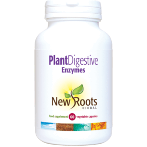Plant Digestive Enzymes - 60 vegetable capsules - New Roots Herbal