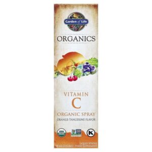 Vitamin C Organic Spray, Orange-Tangerine, 2 fl oz (58 ml) - Garden of Life