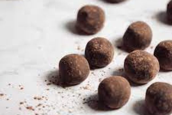 spirulina chocolate truffles